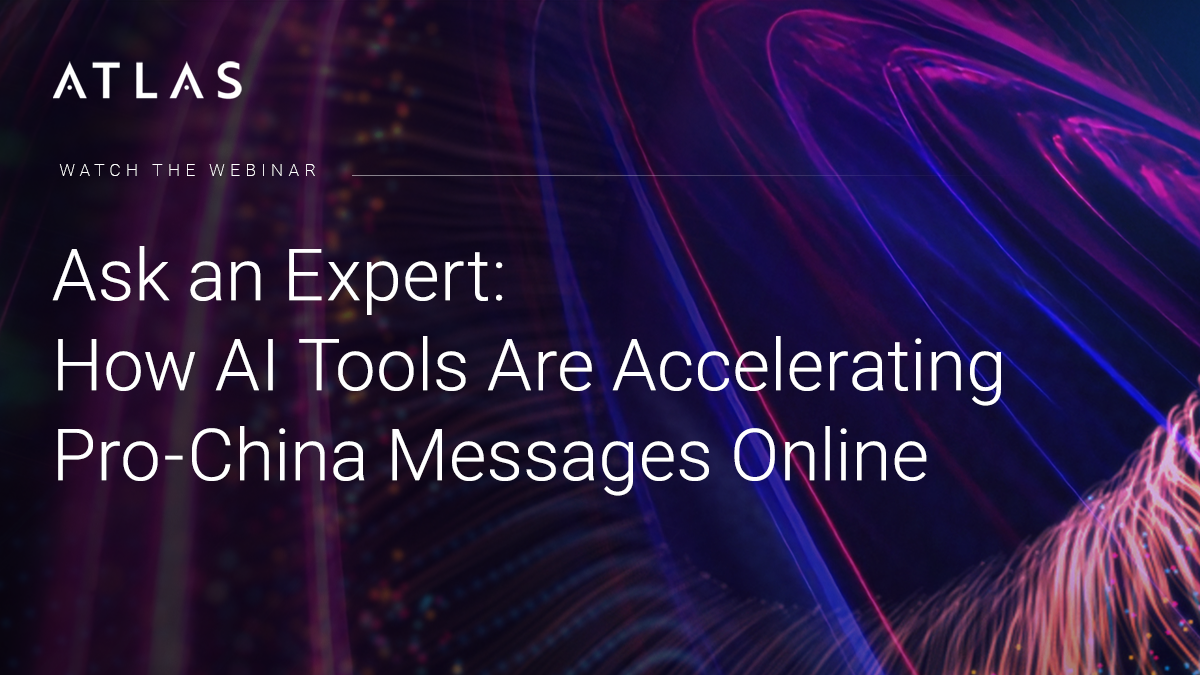 How AI Tools Are Accelerating Pro-China Messages Online