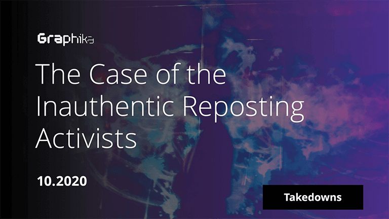 The Case of the Inauthentic Reposting Activists