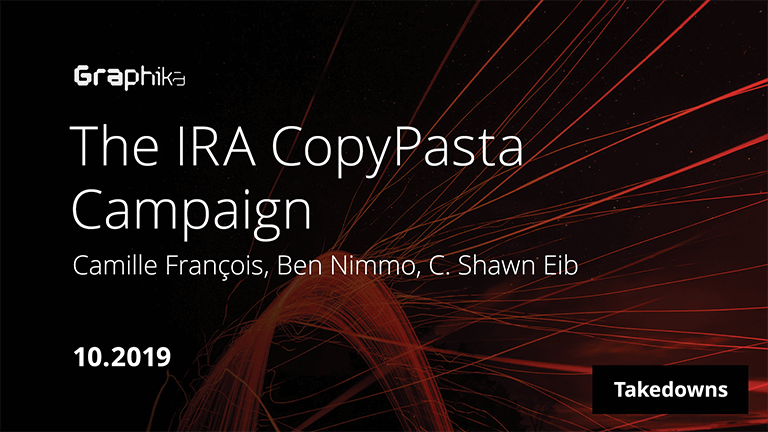 The IRA CopyPasta Campaign